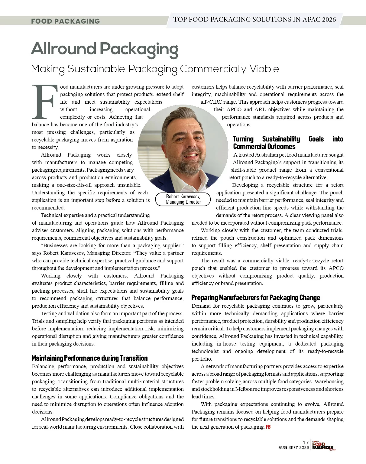  Food Packaging Apac | Food Business Review