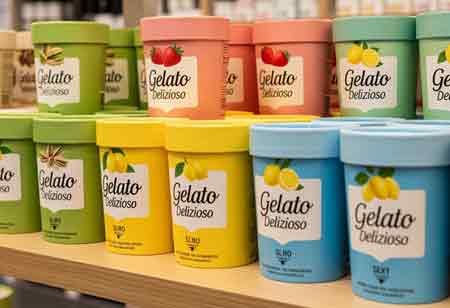 Branding Natural Gelato Through Packaging and Presentation